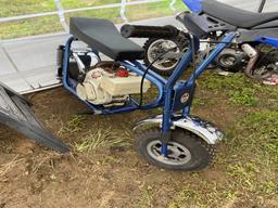 Bonanza motor bike, restored
