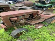 Wheel horse lawn tractor as is
