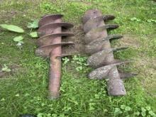 2 Auger bits
