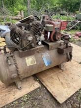 Ingersall-Rand 60 gal. air compressor w/ gas Briggs & Straton engine