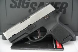 Sig Sauer Model P250 9mm 2-Tone Semi Automatic Pistol & Box