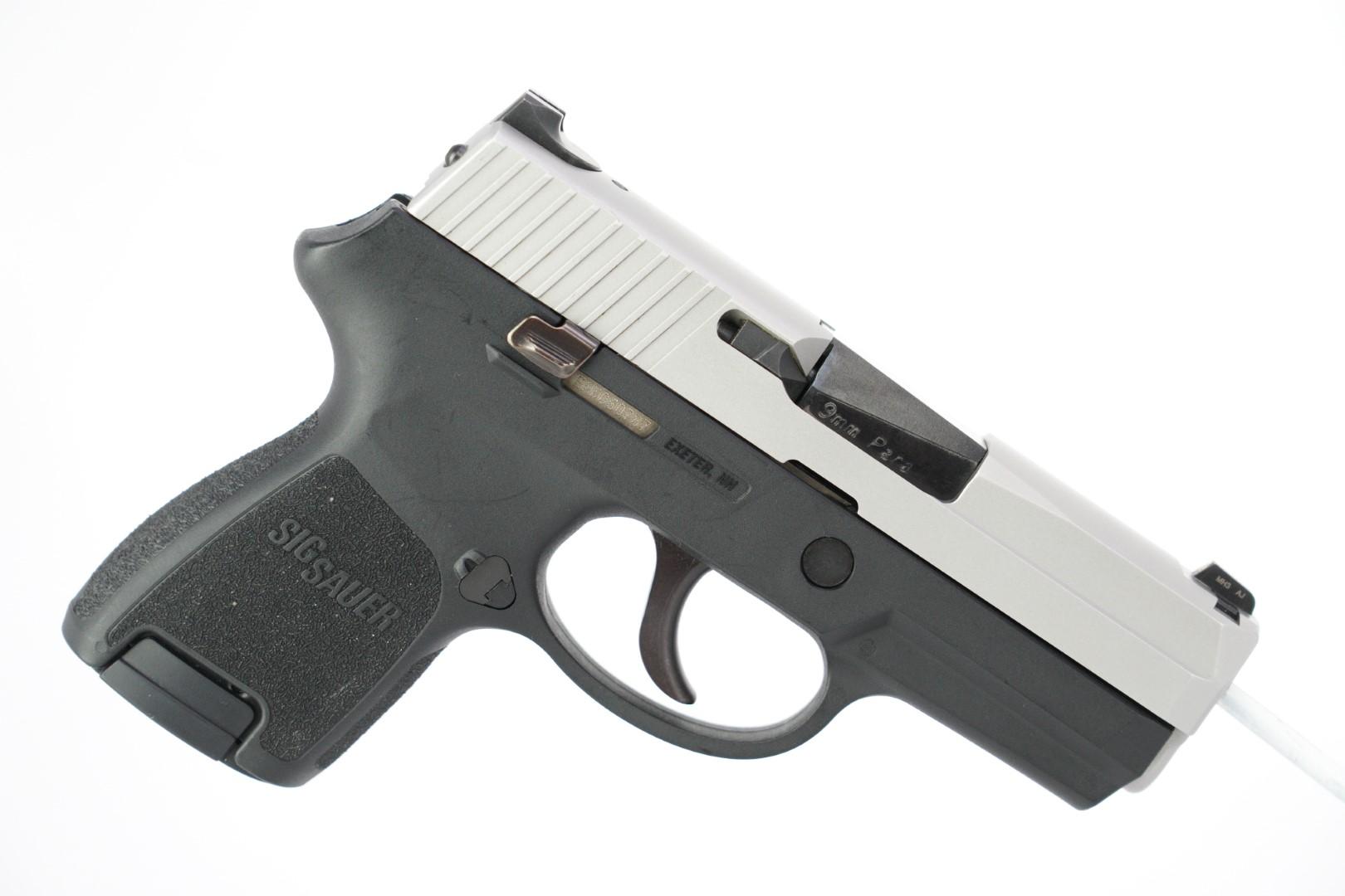 Sig Sauer Model P250 9mm 2-Tone Semi Automatic Pistol & Box