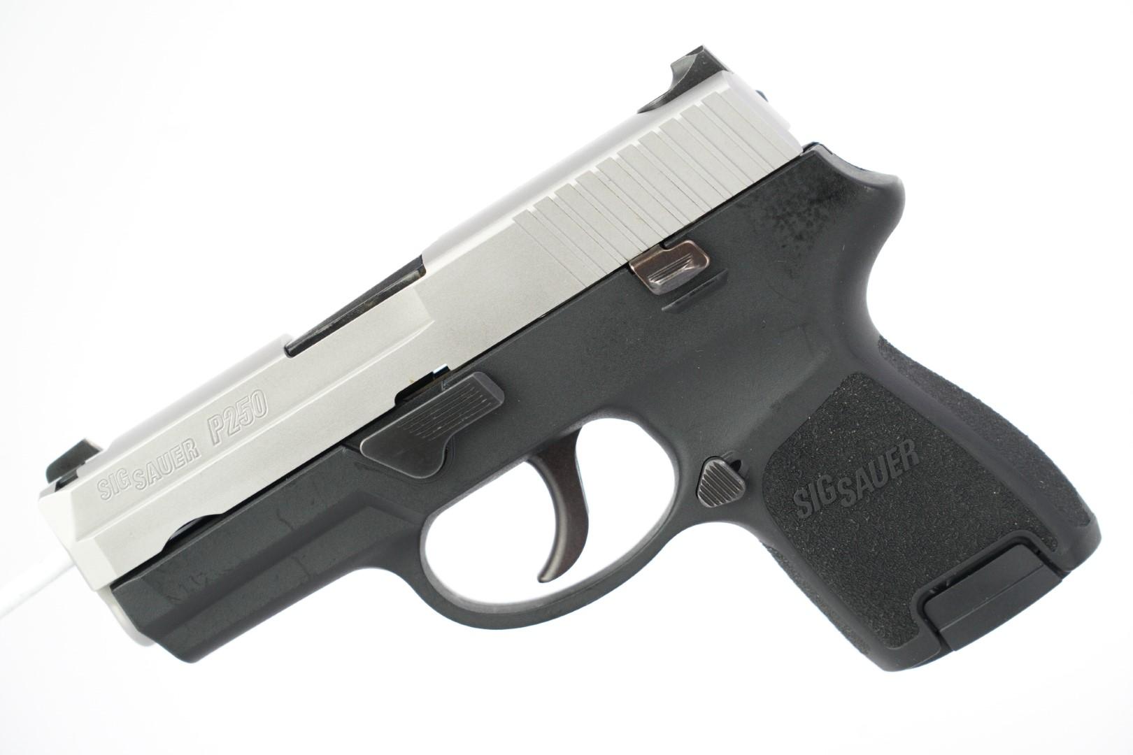 Sig Sauer Model P250 9mm 2-Tone Semi Automatic Pistol & Box