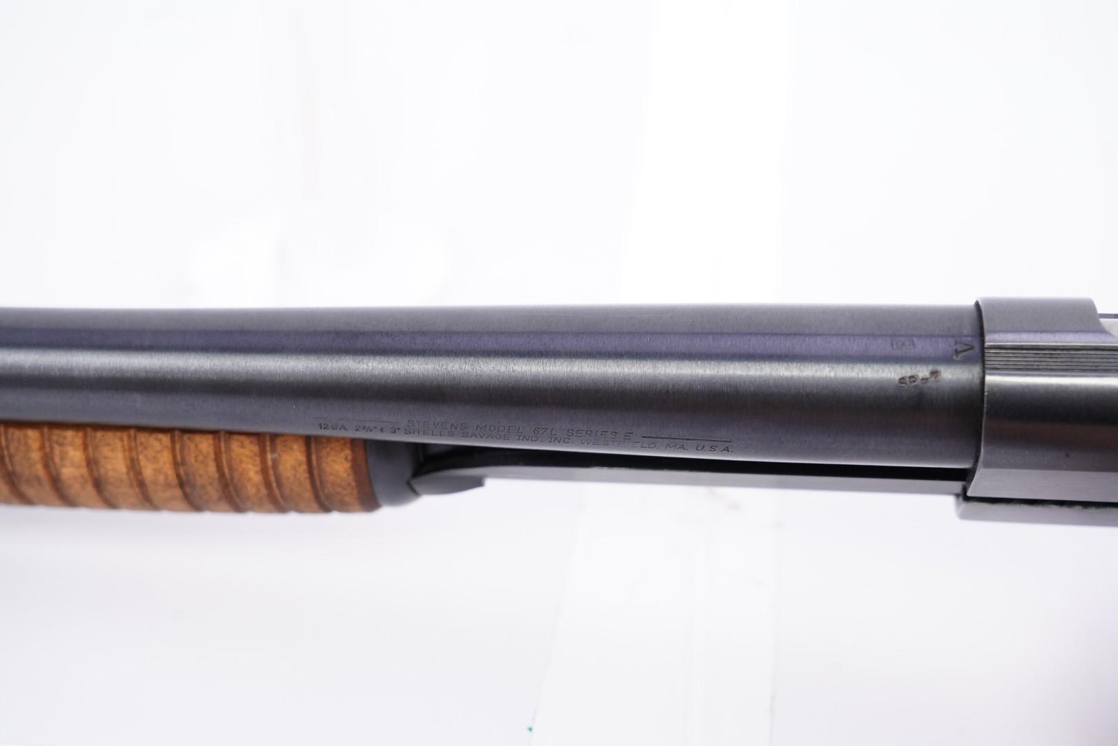 Stevens 67L Series e Pump Action 12 Gauge 28" Shotgun