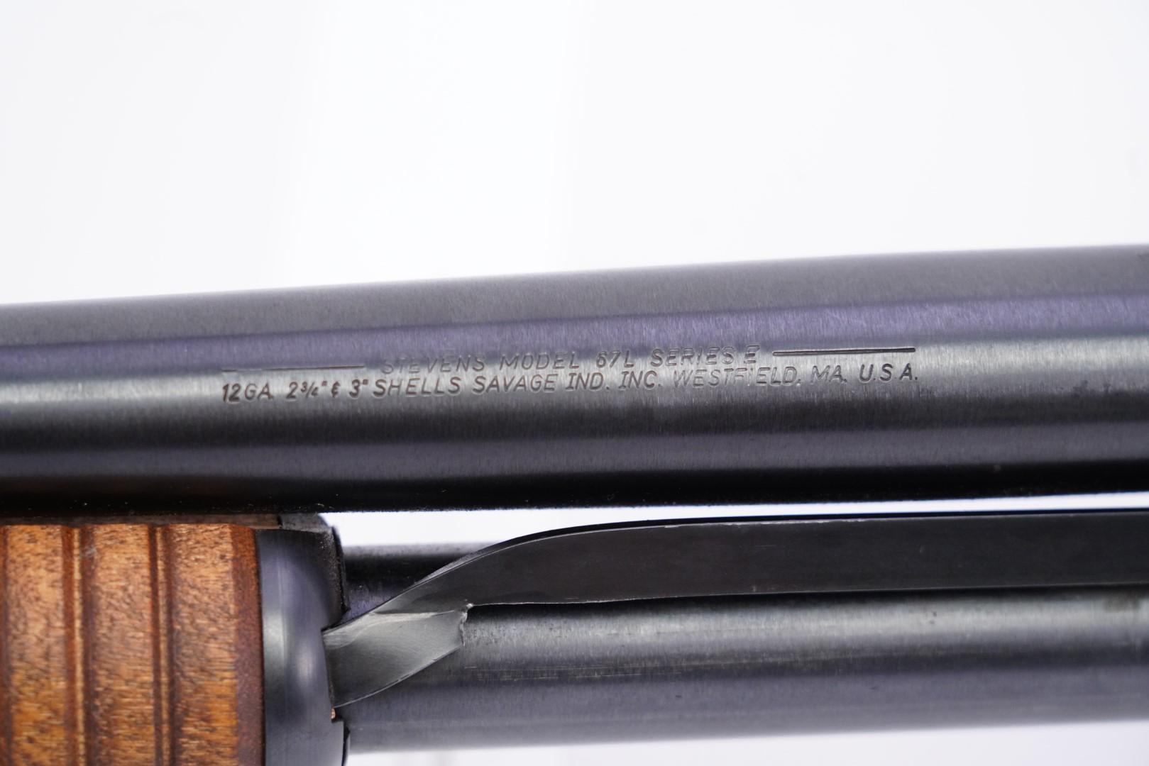 Stevens 67L Series e Pump Action 12 Gauge 28" Shotgun