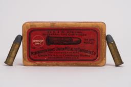 Full Correct Vintage Ammunition Winchester .38 Caliber Short, Green Label