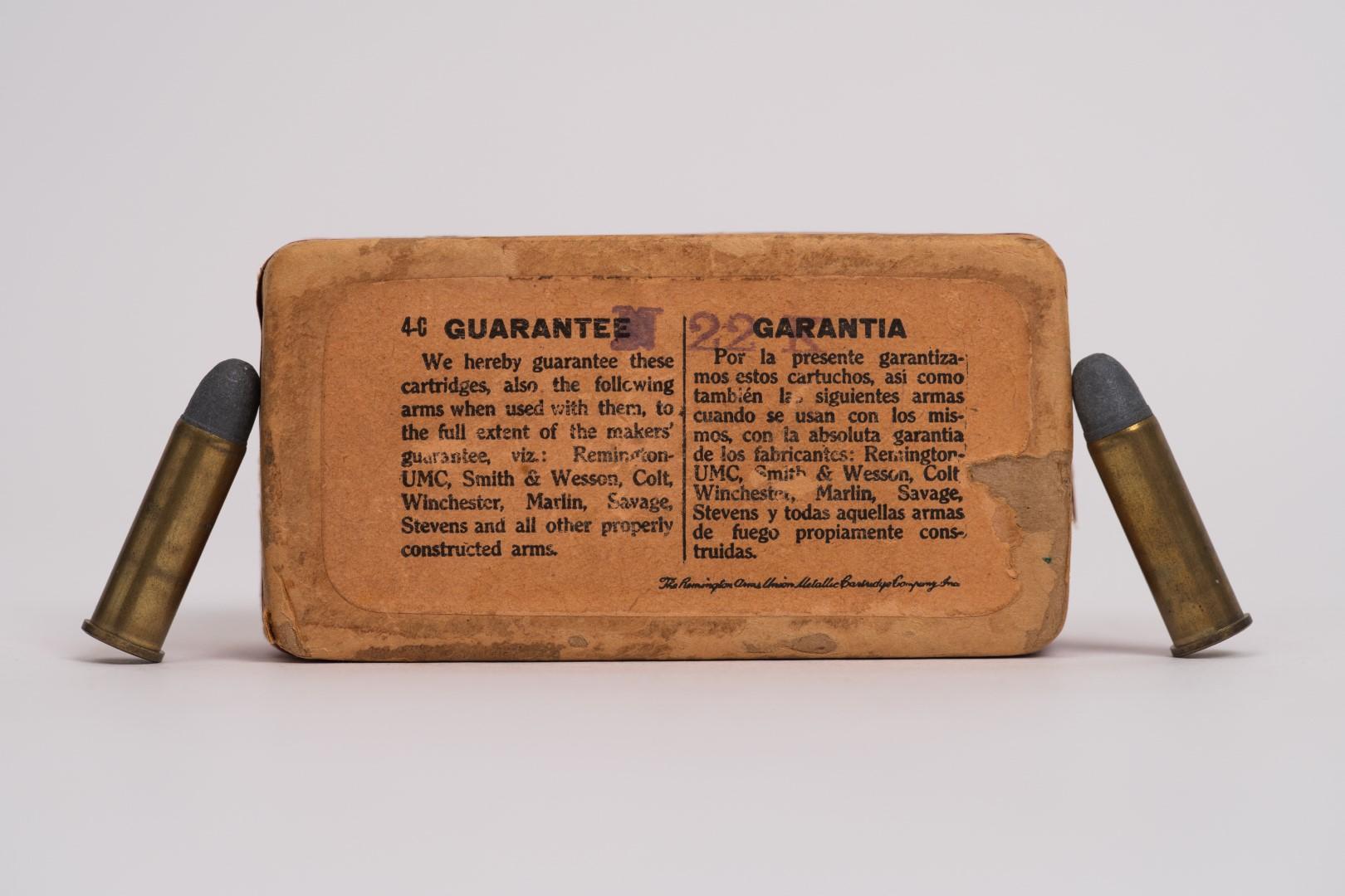Full Correct Vintage Ammunition Winchester .38 Caliber Short, Green Label
