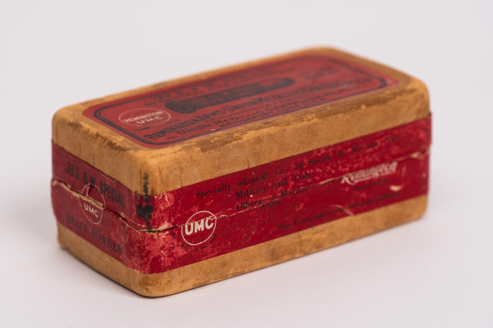 Full Correct Vintage Ammunition Winchester .38 Caliber Short, Green Label