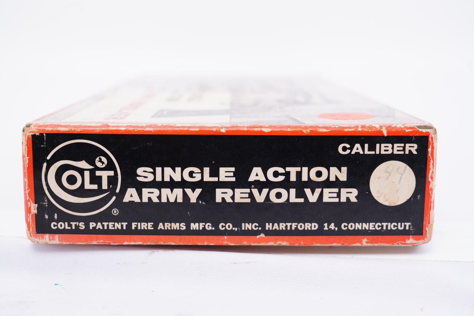 1963 Colt 2nd Generation .44 Special Single Action Army Revolver & Box