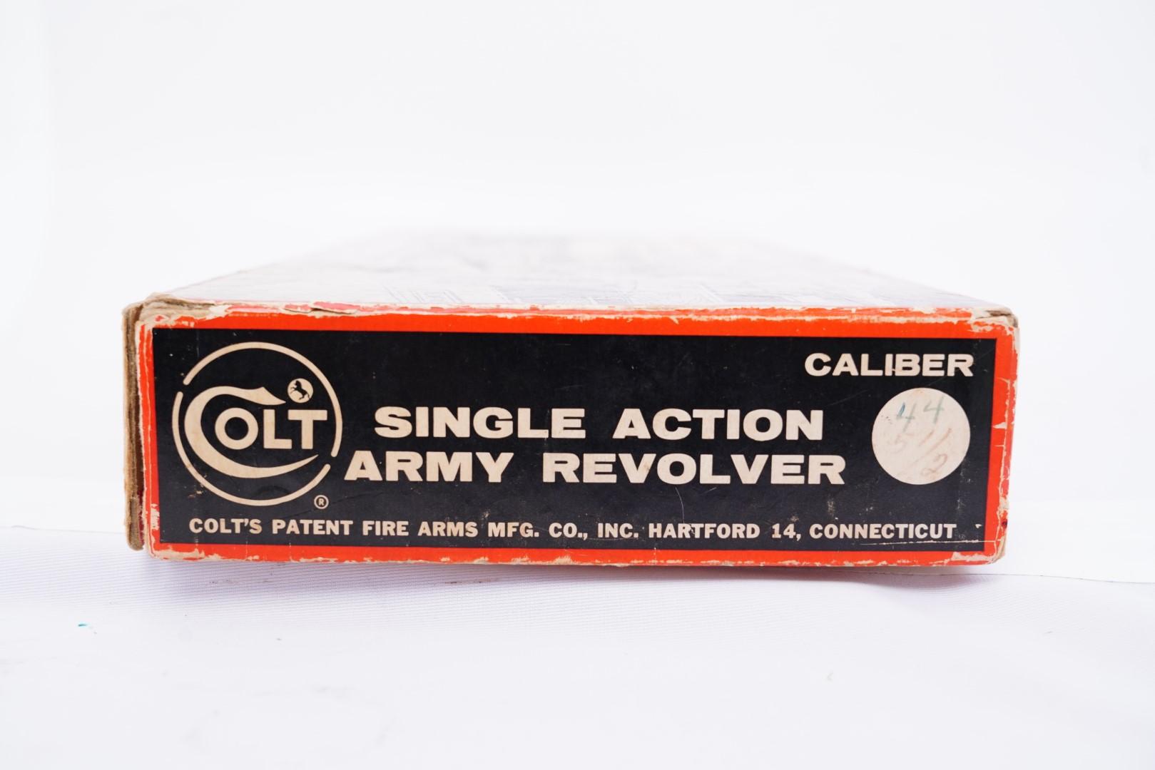 1963 Colt 2nd Generation .44 Special Single Action Army Revolver & Box