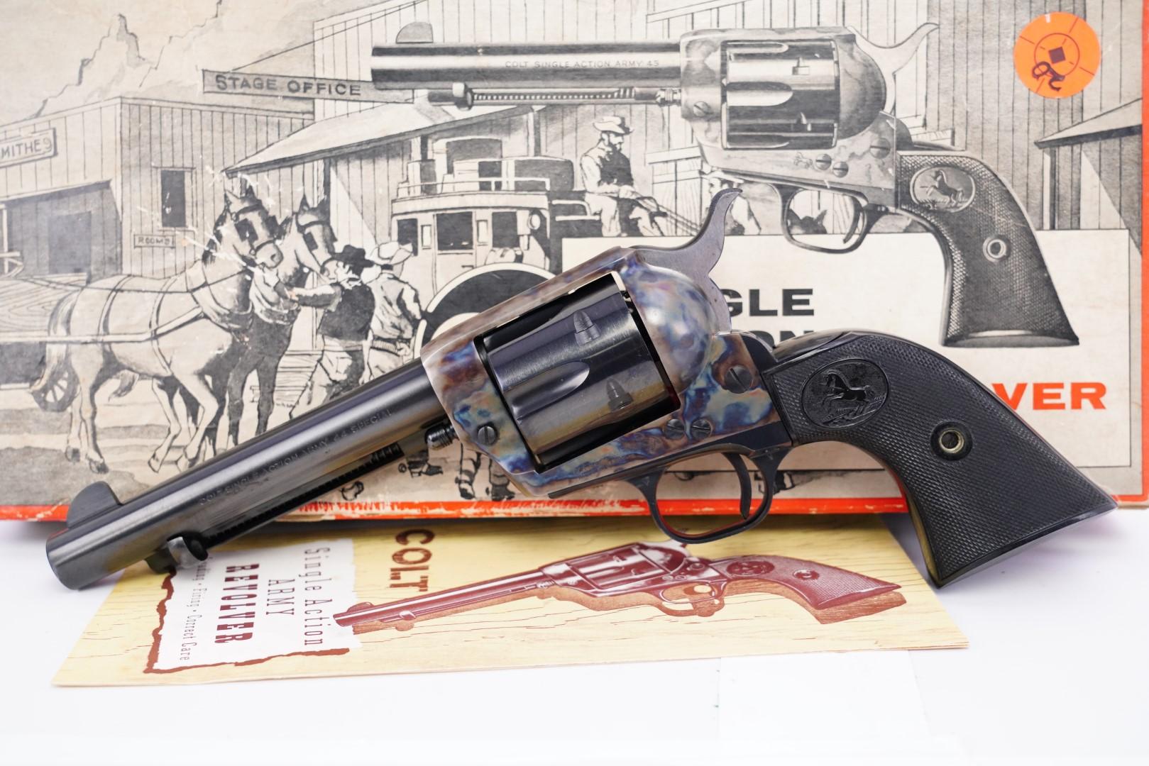 1963 Colt 2nd Generation .44 Special Single Action Army Revolver & Box