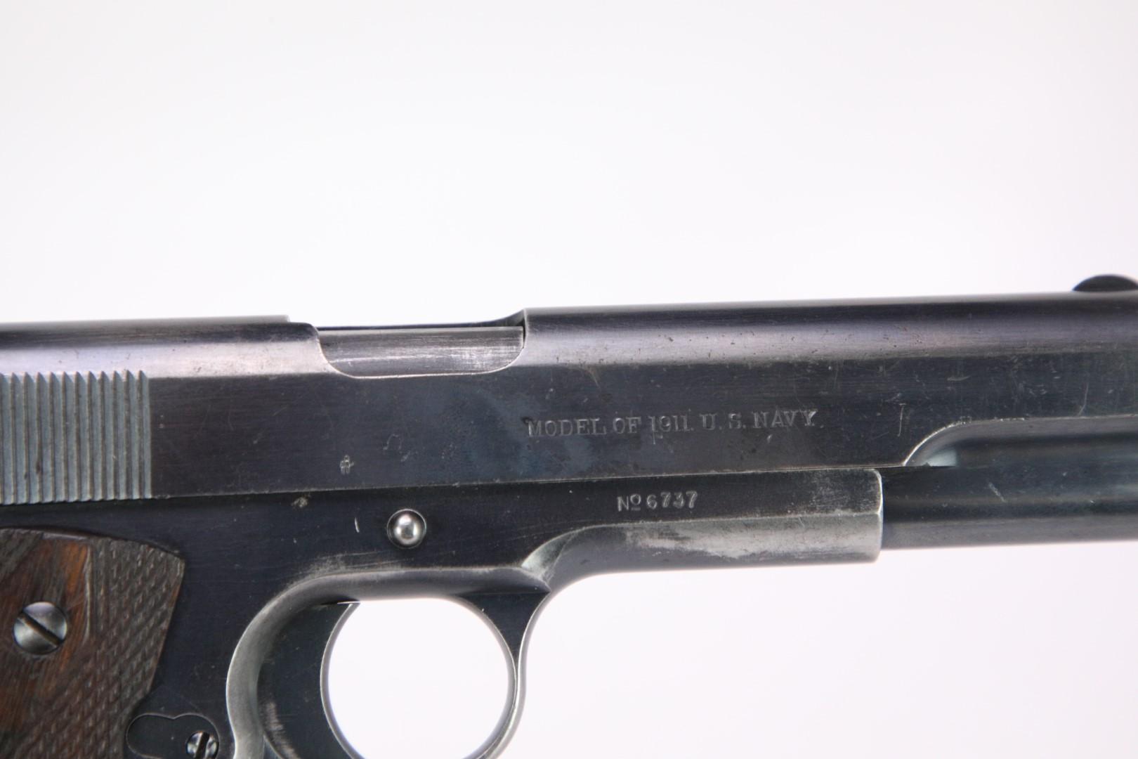 Attractive 4-Digit 1912 Production WWI Colt Model of 1911 U.S. Navy .45 ACP Pistol