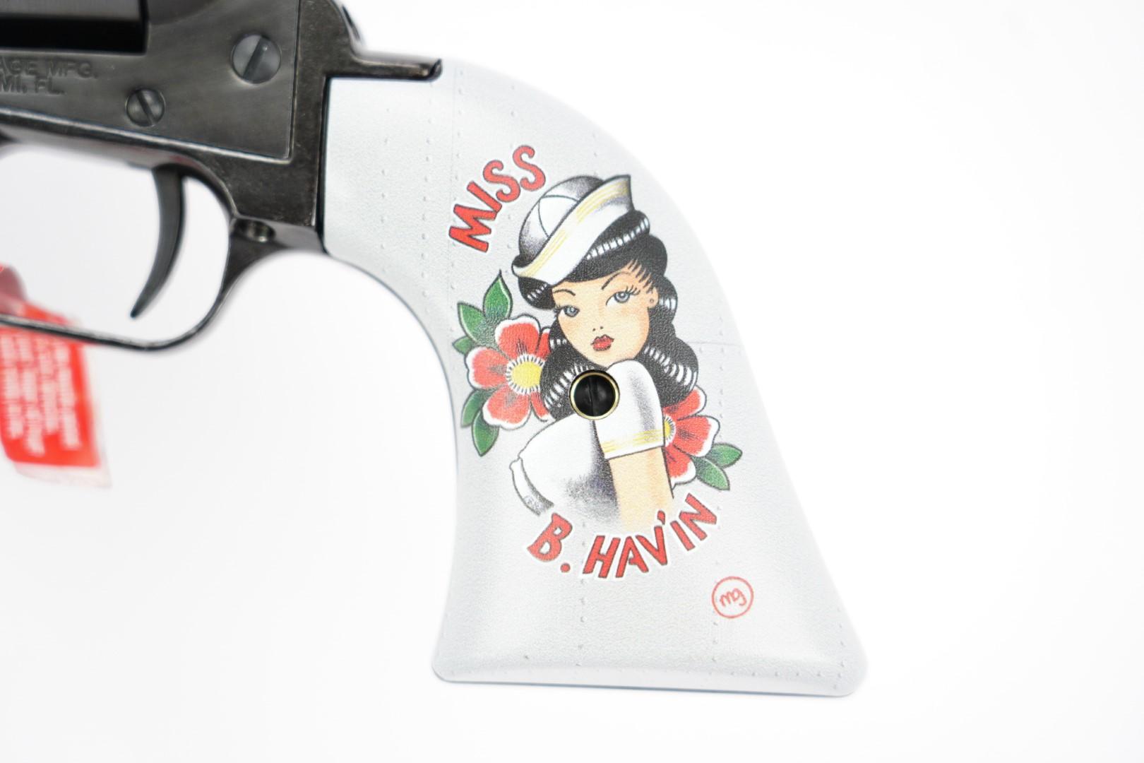 Heritage Rough Rider Miss B. Hav'in .22 LR 6.5" Single Action Revolver & Box