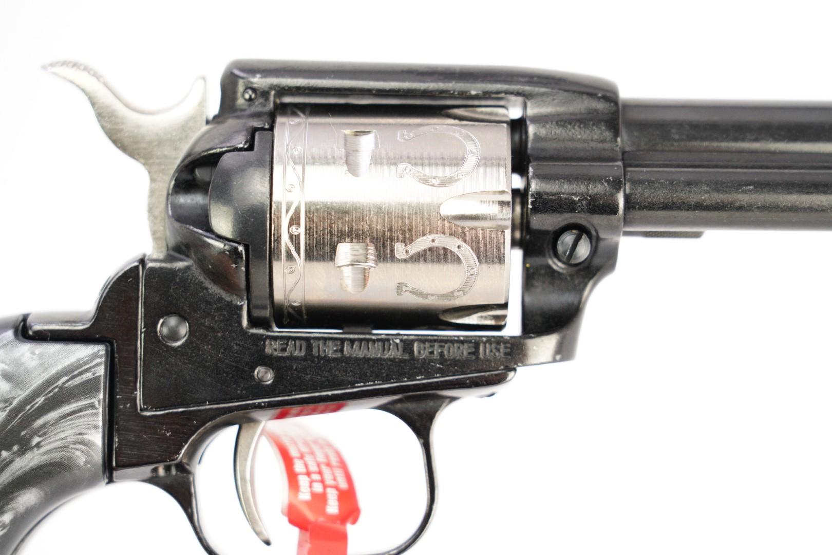 Fine Heritage Rough Rider 4 3/4" .22LR Single Action Revolver & Box