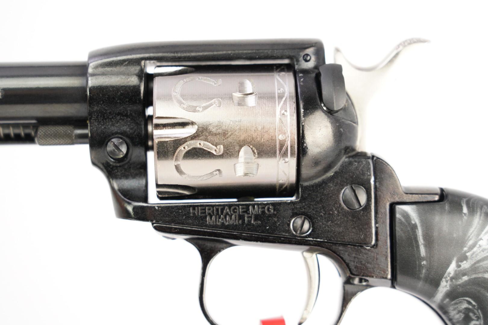 Fine Heritage Rough Rider 4 3/4" .22LR Single Action Revolver & Box
