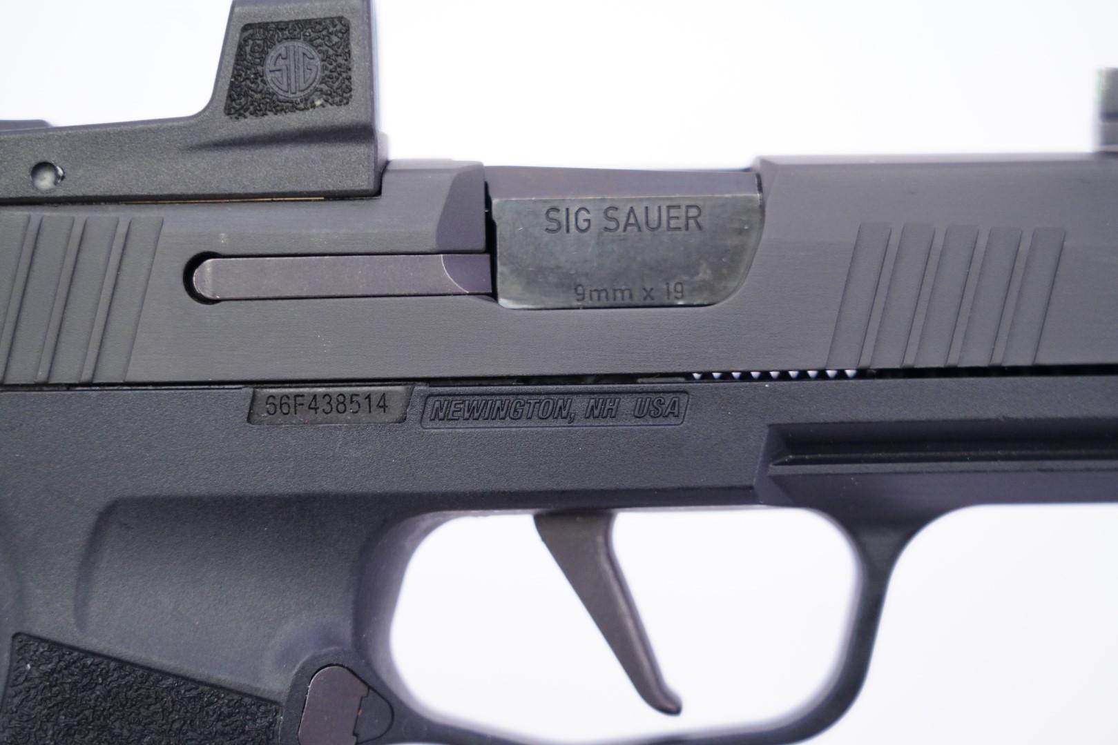 Sig Sauer P365 Striker Fired Semi Automatic Pistol w/ Romeo Zero Optic & Box