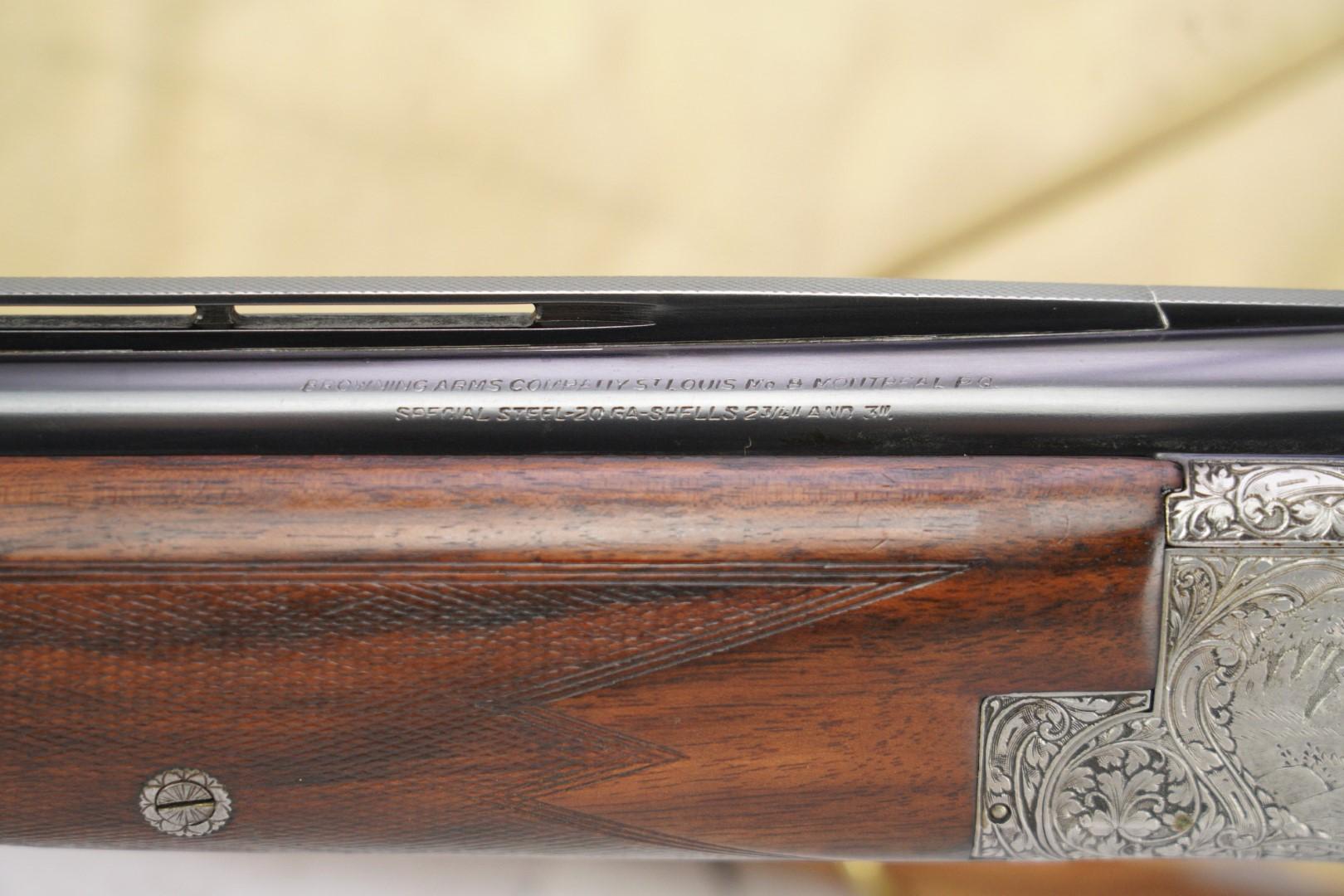 Funken engraved Diana Grade Browning Superposed 20 Ga. Over Under Shotgun