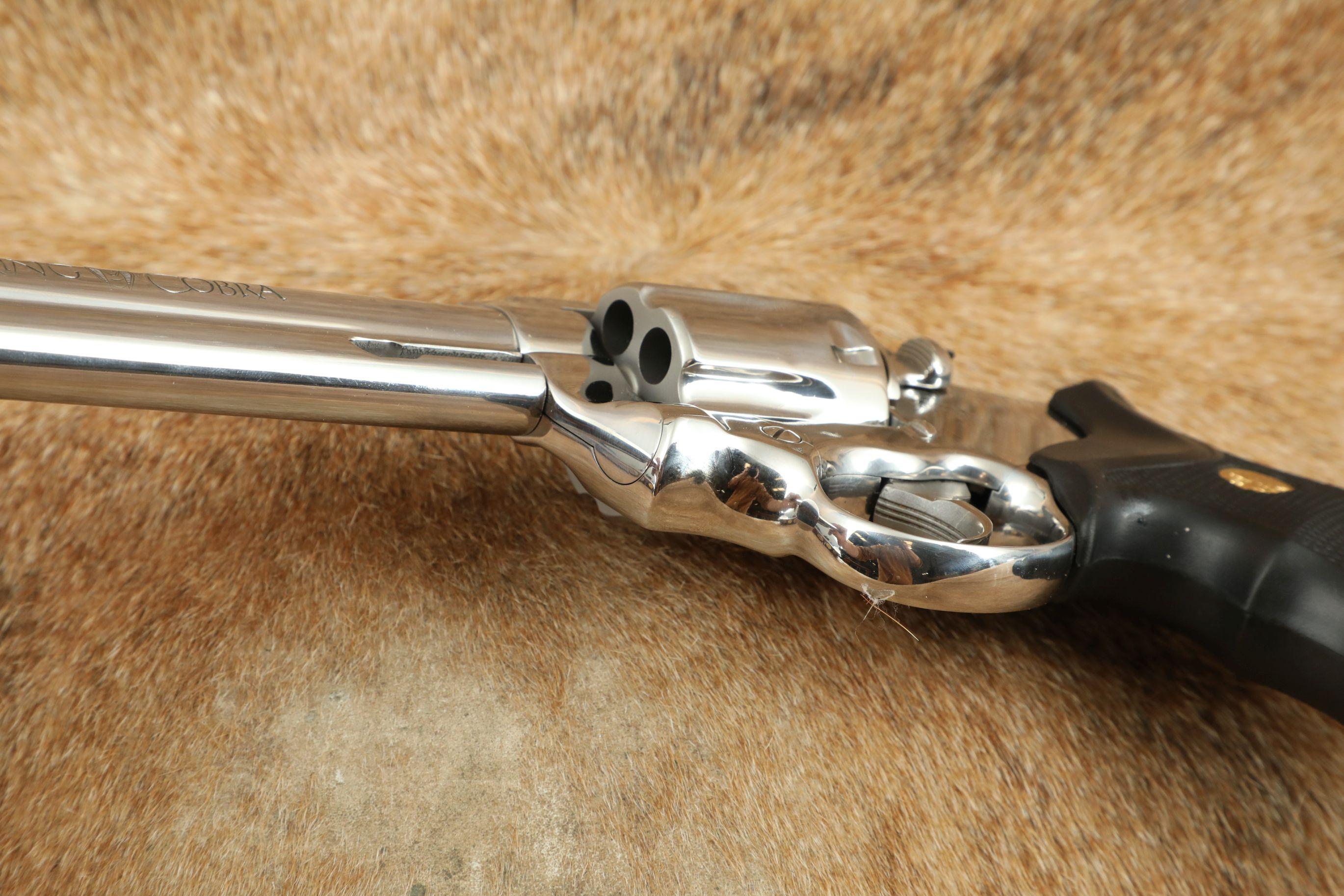 Colt King Cobra Double Action Revolver .357 Magnum 6” Bright Stainless 1990 w/ Box