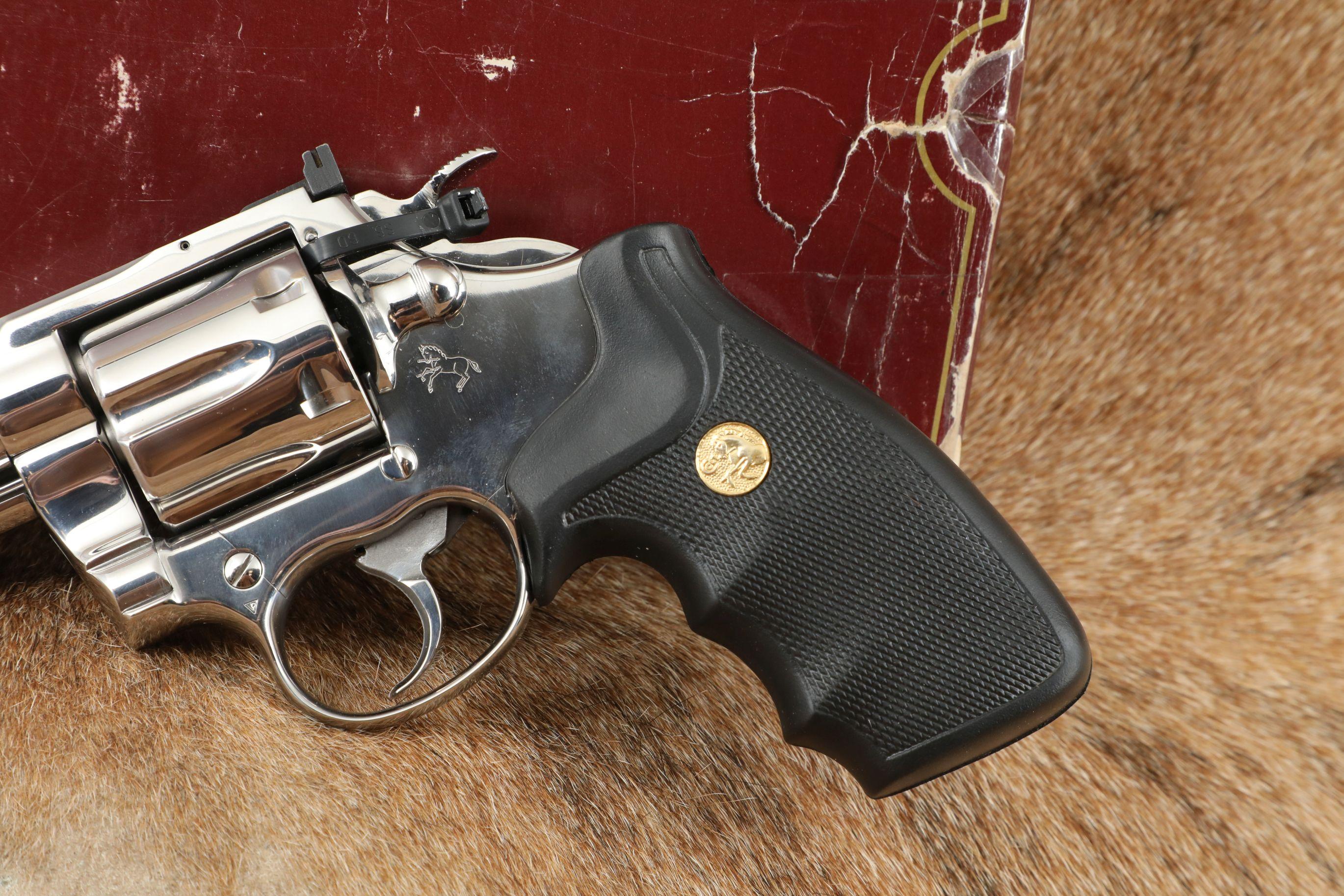 Colt King Cobra Double Action Revolver .357 Magnum 6” Bright Stainless 1990 w/ Box