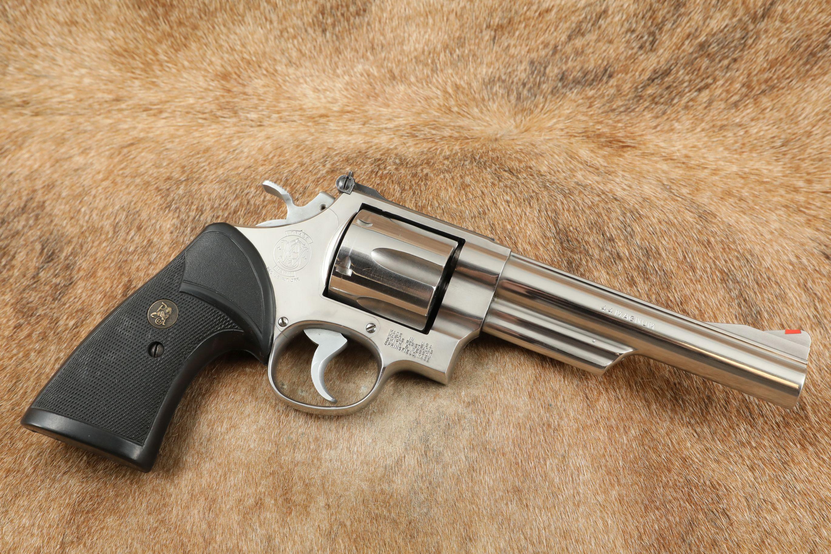 Smith & Wesson S&W 629-1 Stainless 6" .44 Magnum SA/DA Single/Double Action Revolver 1986