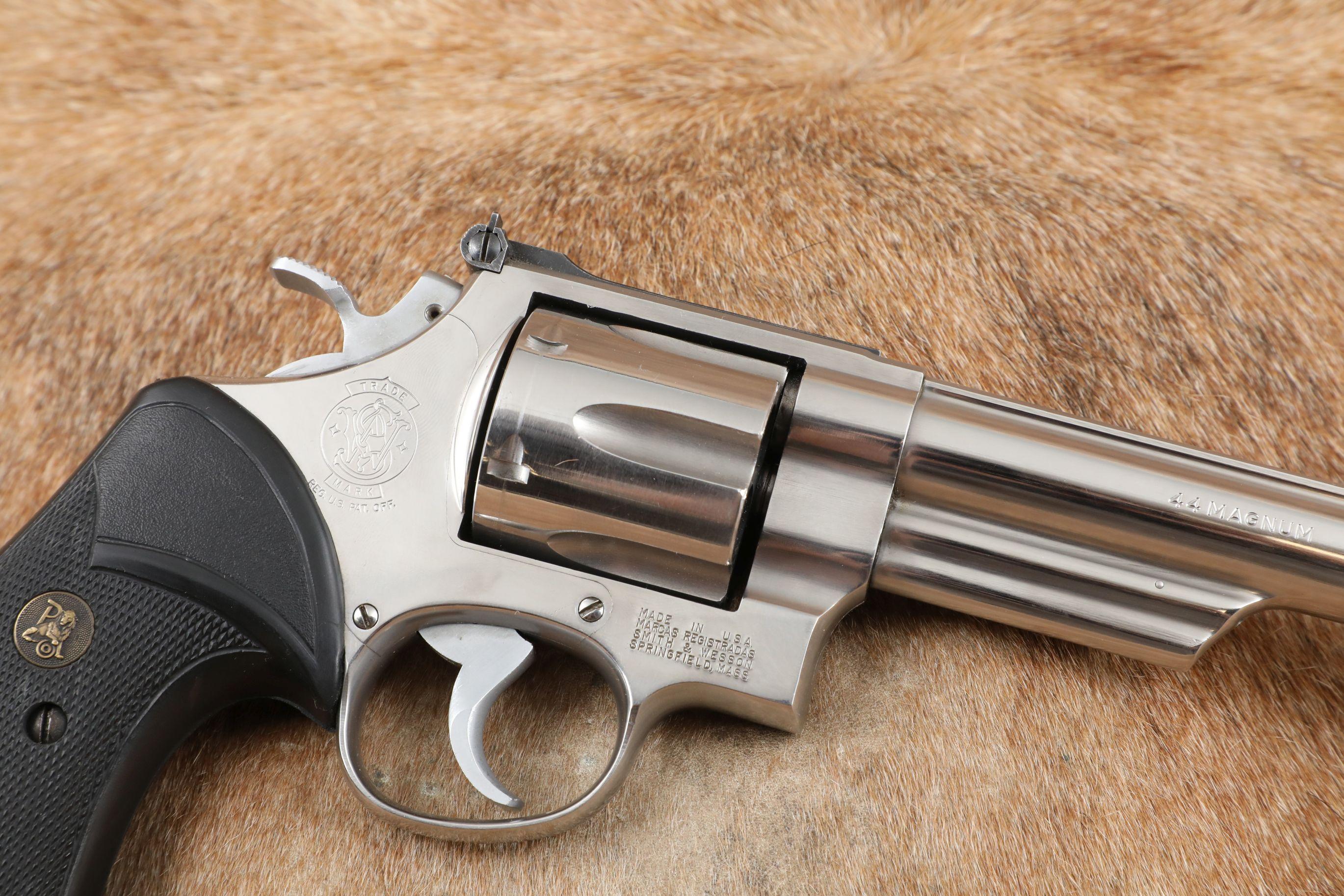 Smith & Wesson S&W 629-1 Stainless 6" .44 Magnum SA/DA Single/Double Action Revolver 1986
