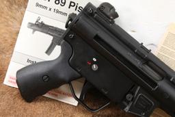 Unfired HK SP89 9mm 4.5" Heckler & Koch Semi-Automatic Pistols Consecutive Serial Numbers, 1993