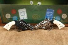 Colt Snake Eyes Consecutive Pair Revolvers 2 ½” .357 Magnum with Original Display Case & Boxes