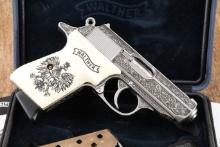 Talo Exclusive Walther PPK/S .380 ACP Stainless Steel James Bond Tribute Edition