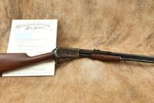 Roger's Restored Winchester 1st Model 1890 Solid Frame 24" .22 Short Pump Action Rifle, 1892 Antique