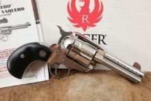Stainless Ruger Birdshead Sheriffs Model New Vaquero 3 3/4" .45 ACP Revolver & Box, 2012