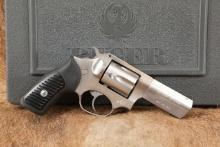 Stainless Ruger SP101 3” .327 Federal Magnum DA/SA 6-shot Revolver & Case, MFD 2008