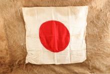 Imperial Japanese WW2 Rising Sun "Meatball" Silk Flag