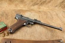 Custom DWM Luger Pistol Carbine & Shoulder Stock 8" 7.65mm .30 Parabellum Semi-Automatic, C&R