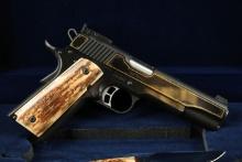 Kimber Super America 1911 .45 ACP Semi-Automatic Pistol 5” Mammoth Ivory Grips, Knife, Display Box
