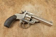 Smith & Wesson .38 Double Action Top Break 2nd Model Revolver 3.5" Nickel Finish Antique