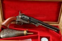 Colt 1851 Navy Cased 2nd Gen C-Series .36 Caliber Percussion Cap & Ball Revolver, 1971-1978