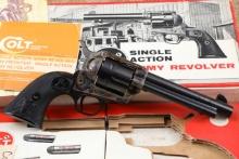 Colt 2nd Generation Single Action Army SAA 5 1/2" Blue .45 Revolver & Stagecoach Box, 1970 C&R