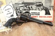 Colt 2nd Generation Single Action Army SAA 7 1/2" .45 Revolver & Stagecoach Box, 1970 C&R