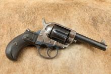 Colt Model 1877 Lightning 3.5" Blue & Case Color .38 Colt Double Action Revolver, MFD 1904