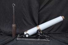 Steward 17 Battery Place N.Y. Naval Cannon Line Thrower & Line Attachment Charge