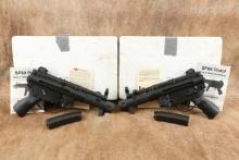 Unfired HK SP89 9mm 4.5" Heckler & Koch Semi-Automatic Pistols Consecutive Serial Numbers, 1993