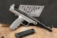 Claridge Family Collection Hi-Tec L-9 L9 Silver 9mm 7.5" Semi-Automatic Pistol 1990-1993