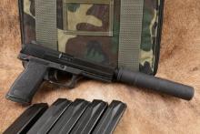 Heckler & Koch MK 23 5.87” .45 ACP Offensive Handgun Weapon System Kit with Faux Suppressor