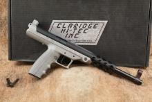 Claridge Family Collection Hi-Tec T-9 T9 Silver 9mm 9.5” Semi-Automatic Pistol 1990-1993