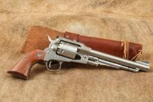 Ruger Old Army Stainless .44 Cal 7.5" Black Powder Revolver & Leather Holster