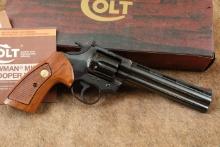 Colt Boa .357 Magnum 6” Blued Double Action Revolver  & Box, MFD 1985