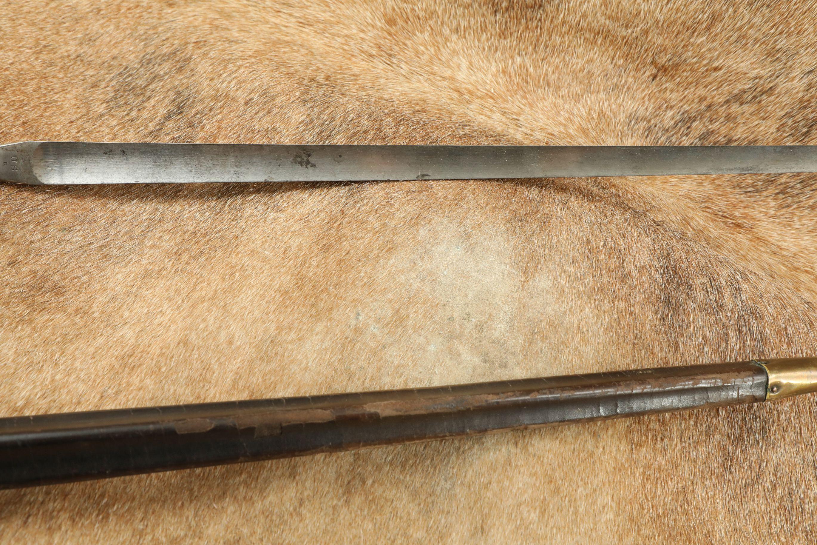 CANFIELD COLLECTION US Union Army Civil War M-1861 M-1863 Springfield M-1855 Socket Bayonet & Sheath