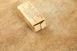 CANFIELD COLLECTION US Army WW1 Remington-UMC Box of 40x .30 Auto Pedersen Device Cartridges