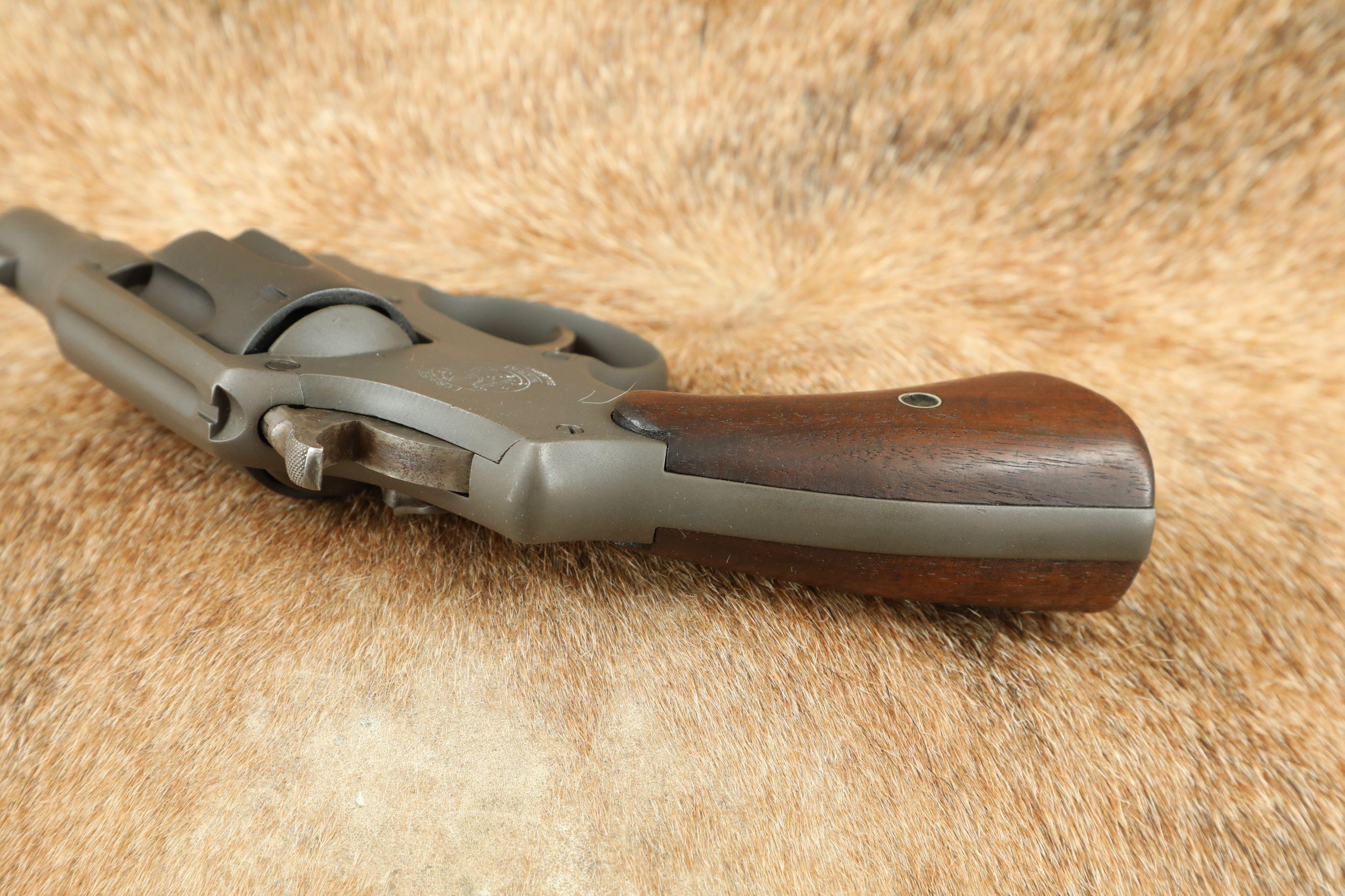 WWII U.S. Military Smith & Wesson Victory Model 2” Parkerized .38 Special Revolver, 1942-1945 C&R