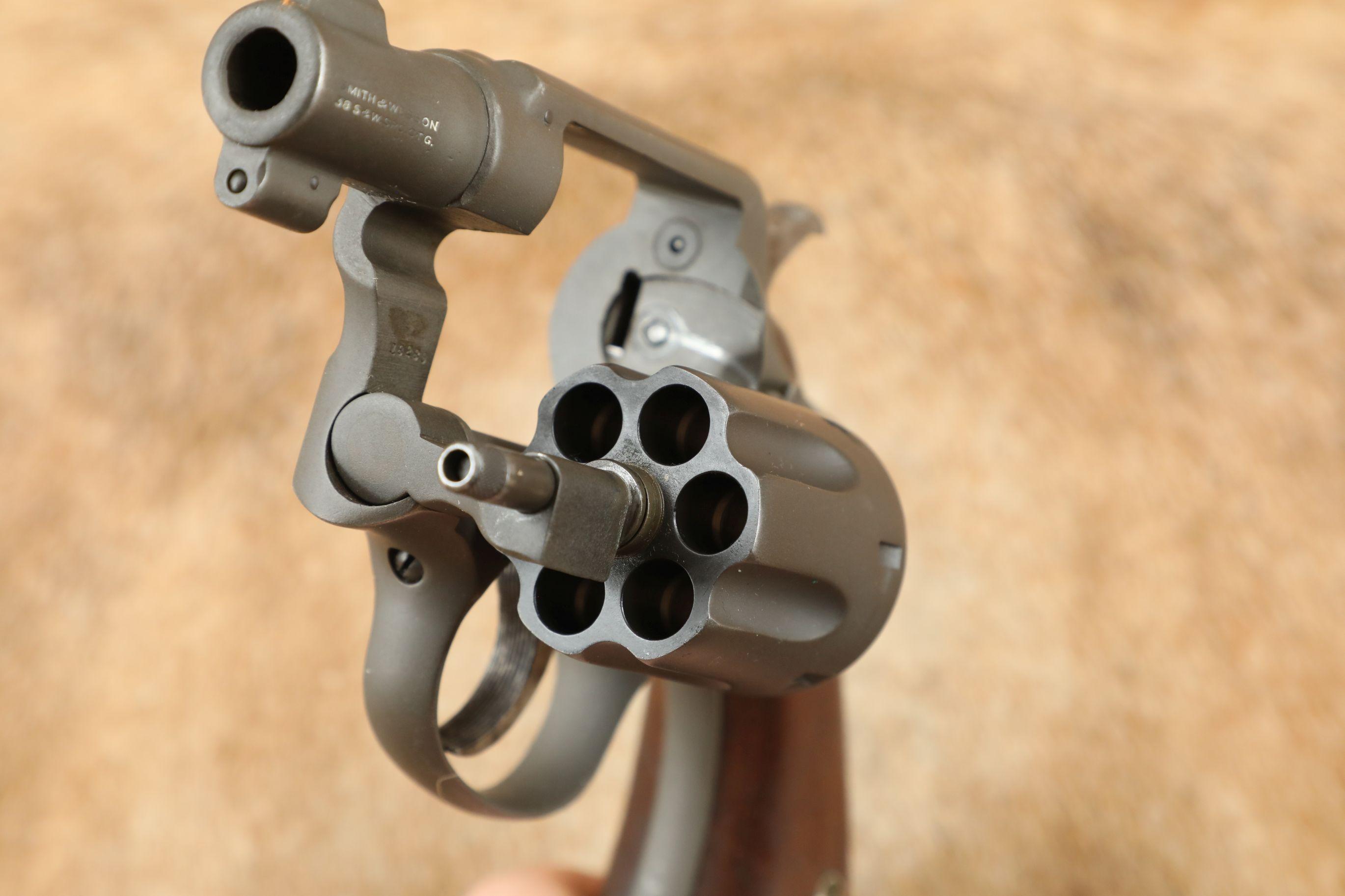WWII U.S. Military Smith & Wesson Victory Model 2” Parkerized .38 Special Revolver, 1942-1945 C&R